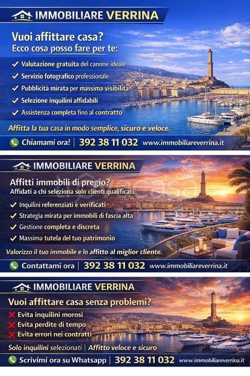 appartamento in affitto a Pieve Ligure