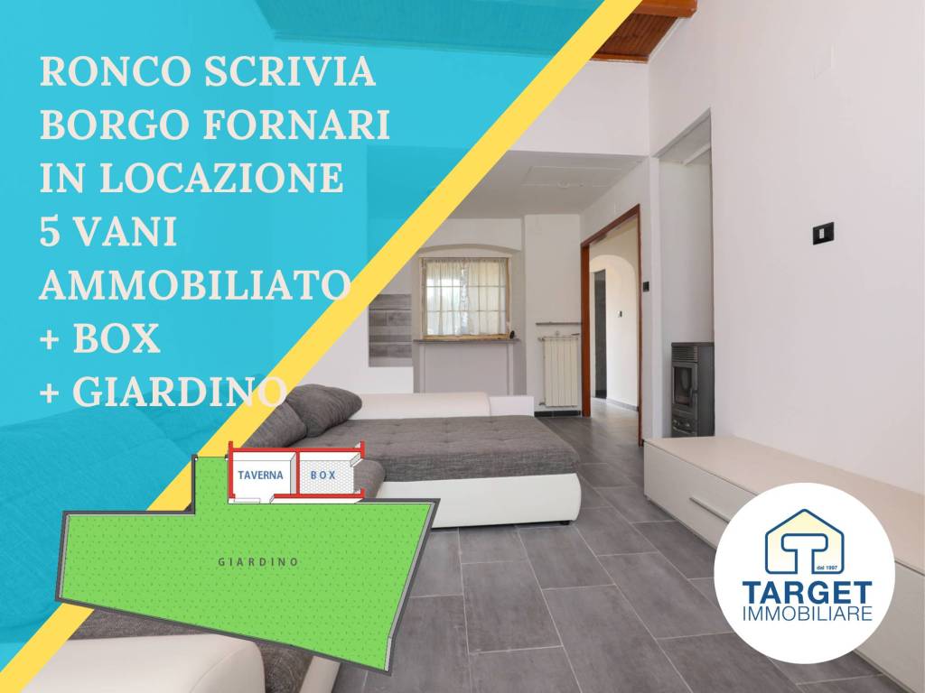 appartamento in affitto a Ronco Scrivia in zona Borgo Fornari