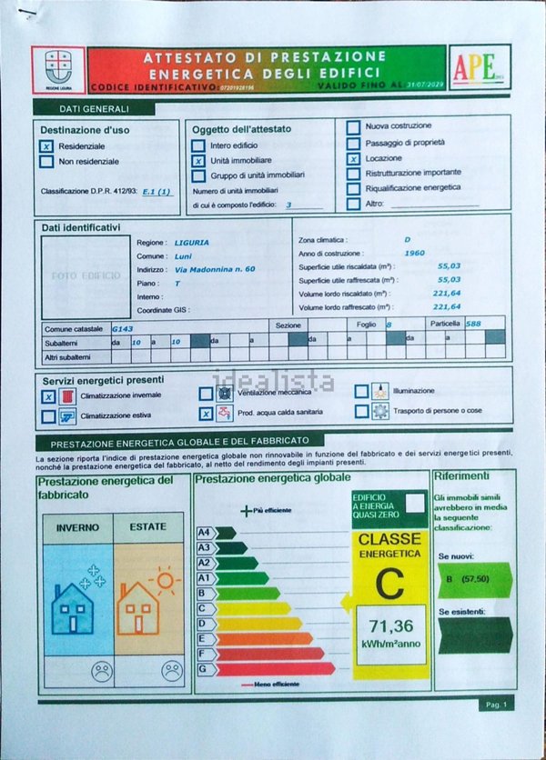 appartamento in affitto a Luni
