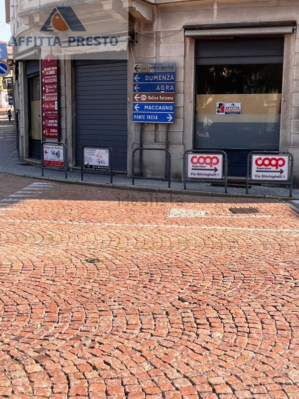 negozio in affitto a Luino in zona San Pietro