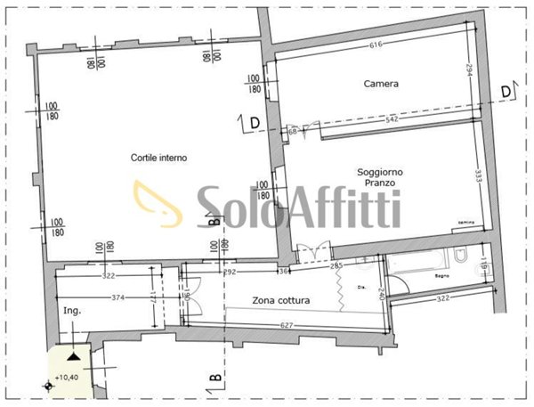 appartamento in affitto a Como in zona Como Centro