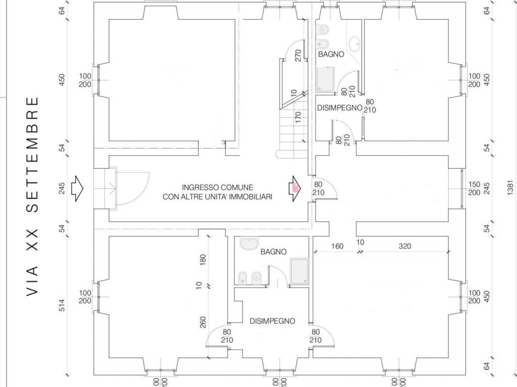 ufficio in affitto a Como in zona Borghi