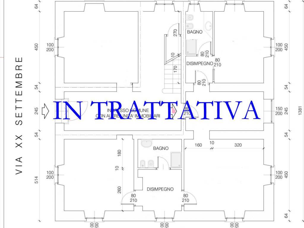 ufficio in affitto a Como in zona Borghi