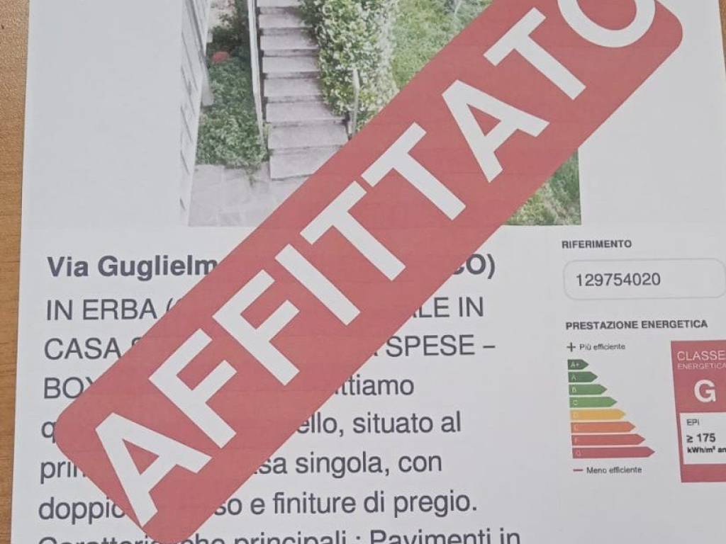 appartamento in affitto ad Erba