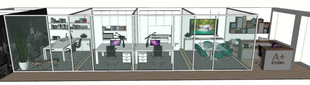 ufficio in affitto a Colverde in zona Parè