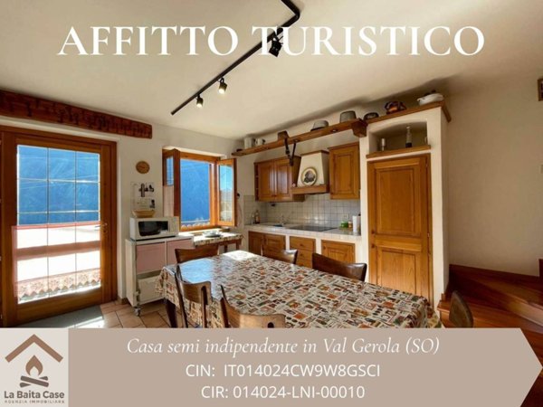 casa semindipendente in affitto a Cosio Valtellino in zona Mellarolo