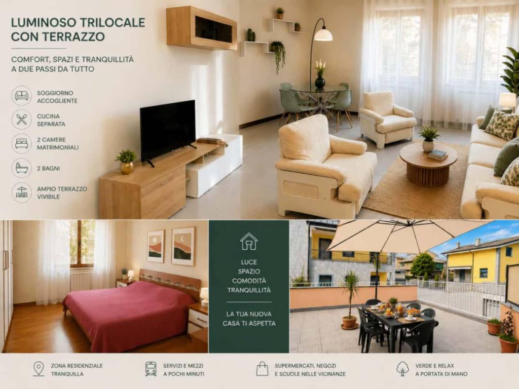 appartamento in affitto ad Arese