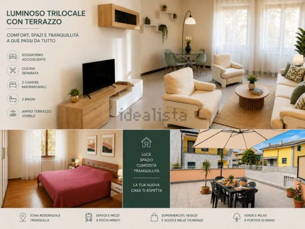 appartamento in affitto ad Arese