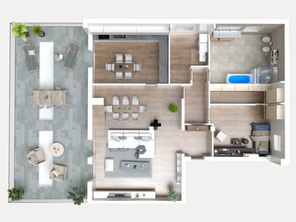 appartamento in affitto a Cernusco sul Naviglio