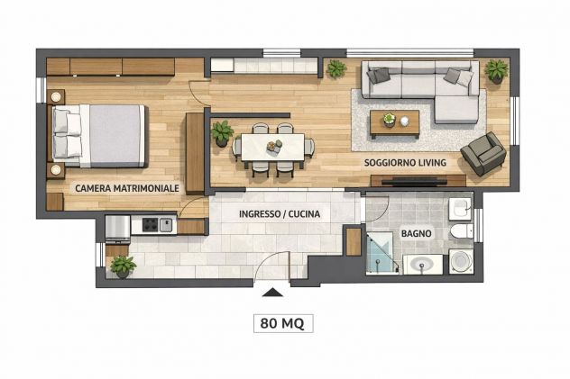 appartamento in affitto a Cisliano