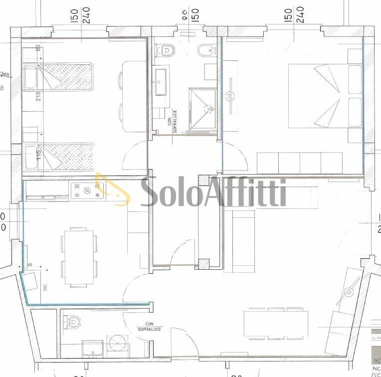 appartamento in affitto a Lainate in zona Pagliera