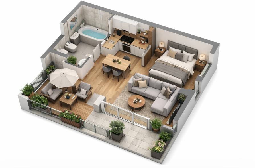 appartamento in affitto a Melegnano