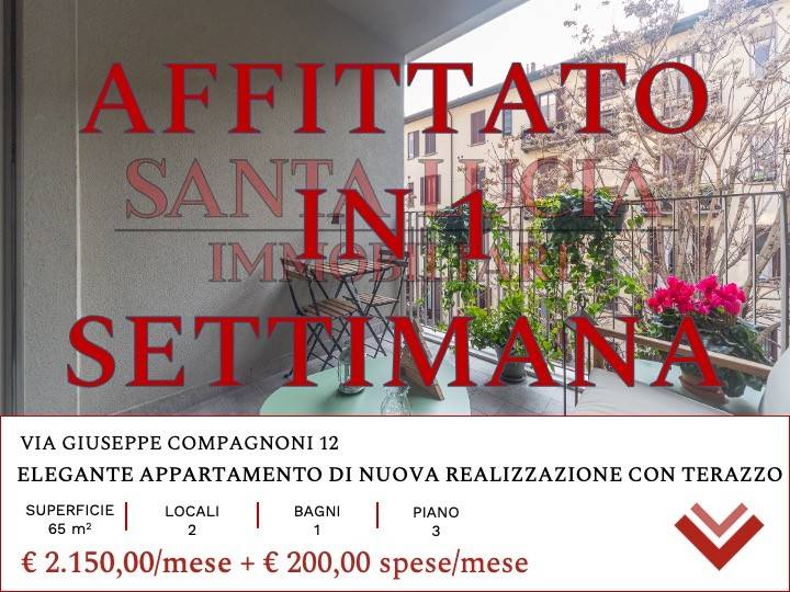 appartamento in affitto a Milano in zona Città Studi