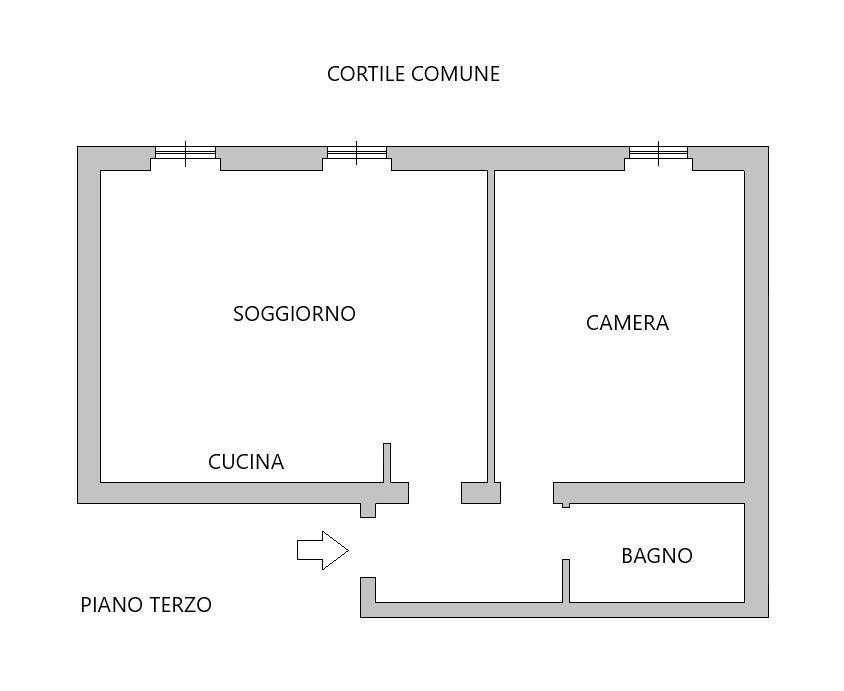 appartamento in affitto a Milano in zona Guastalla