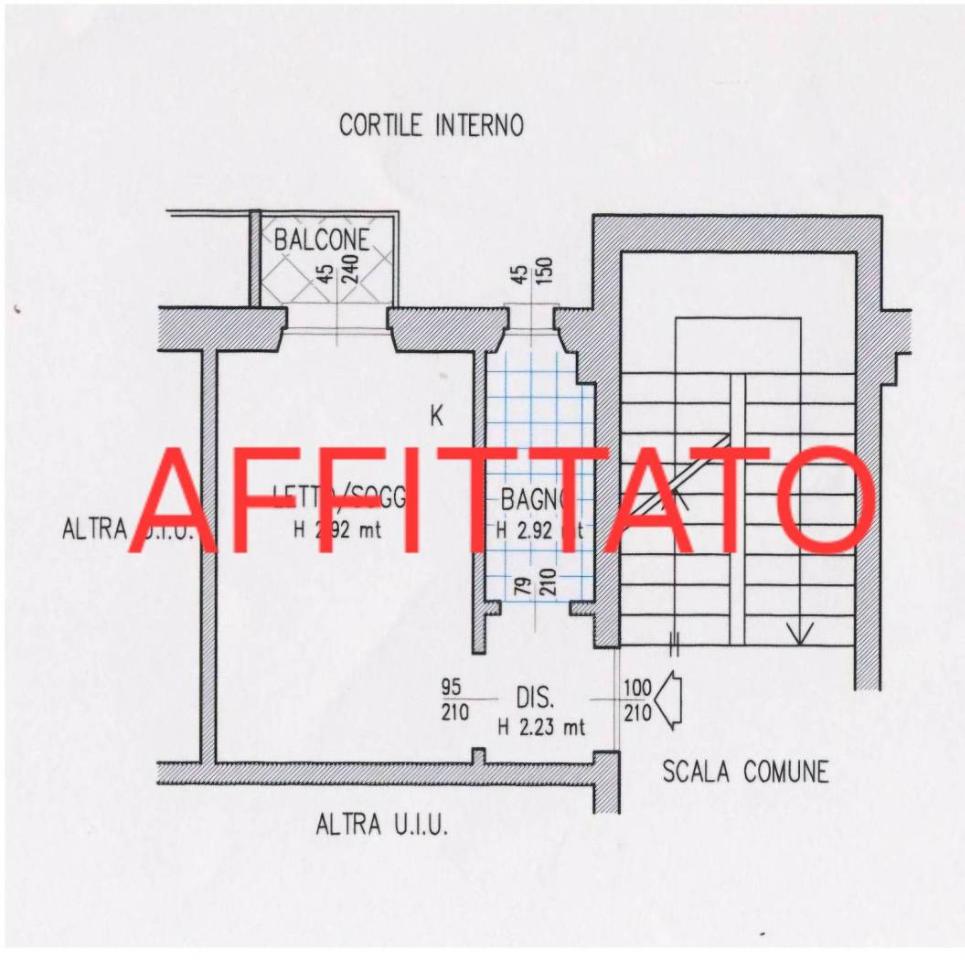 monolocale in affitto a Milano