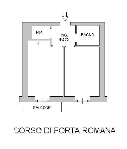 appartamento in affitto a Milano in zona Porta Romana