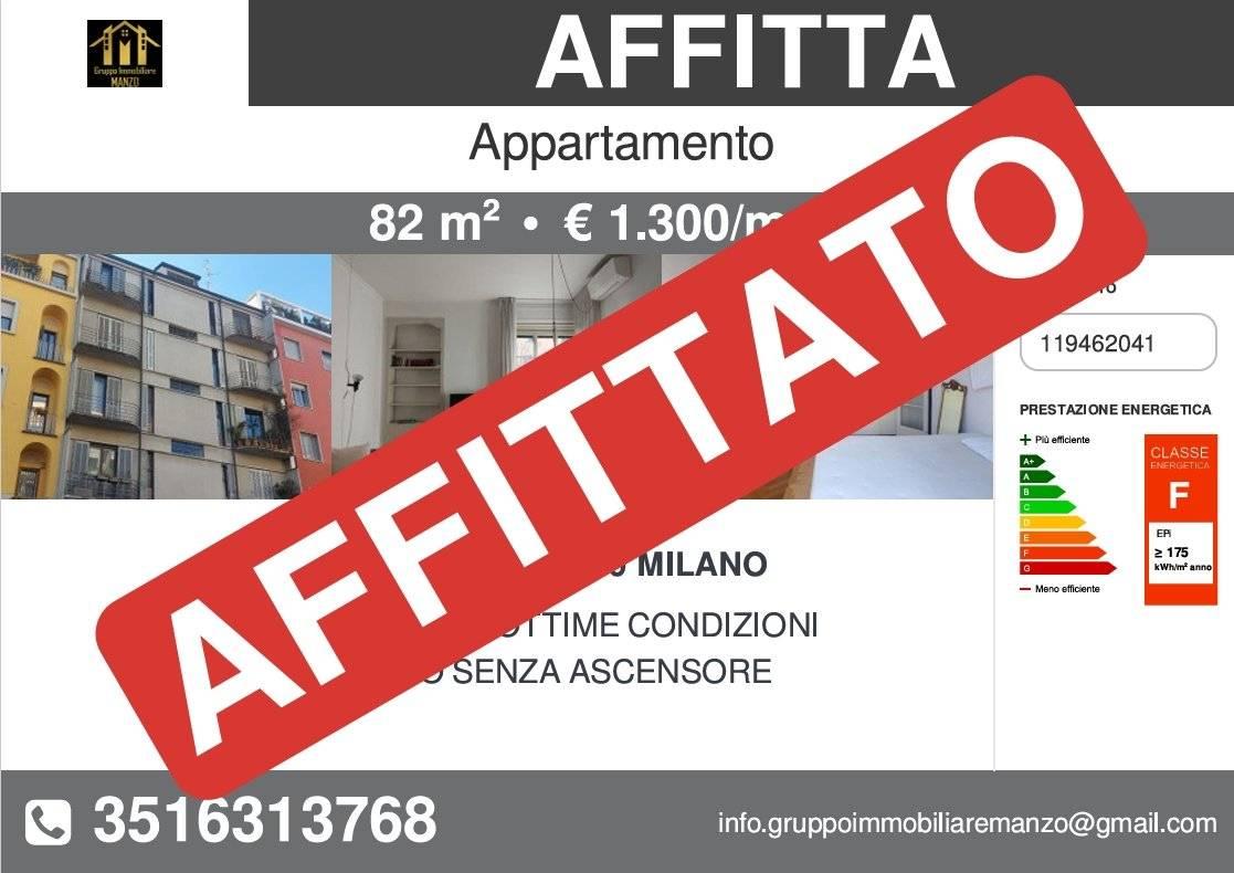 appartamento in affitto a Milano in zona Casoretto