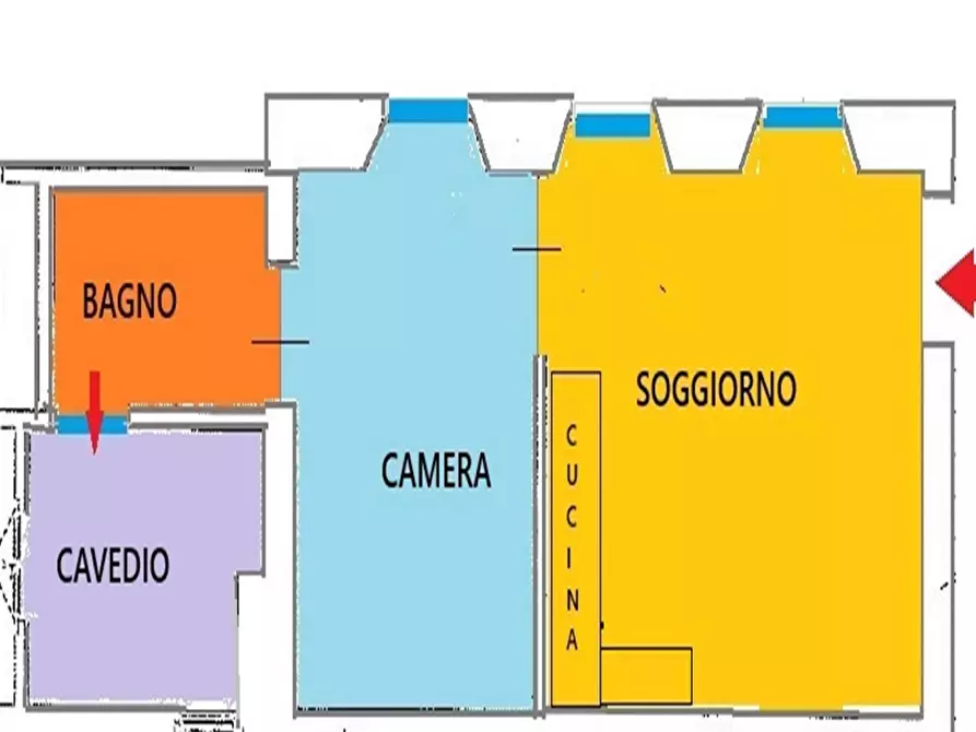 appartamento in affitto a Milano in zona Cadorna