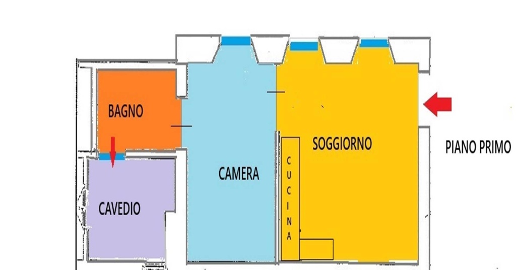 appartamento in affitto a Milano in zona Cadorna