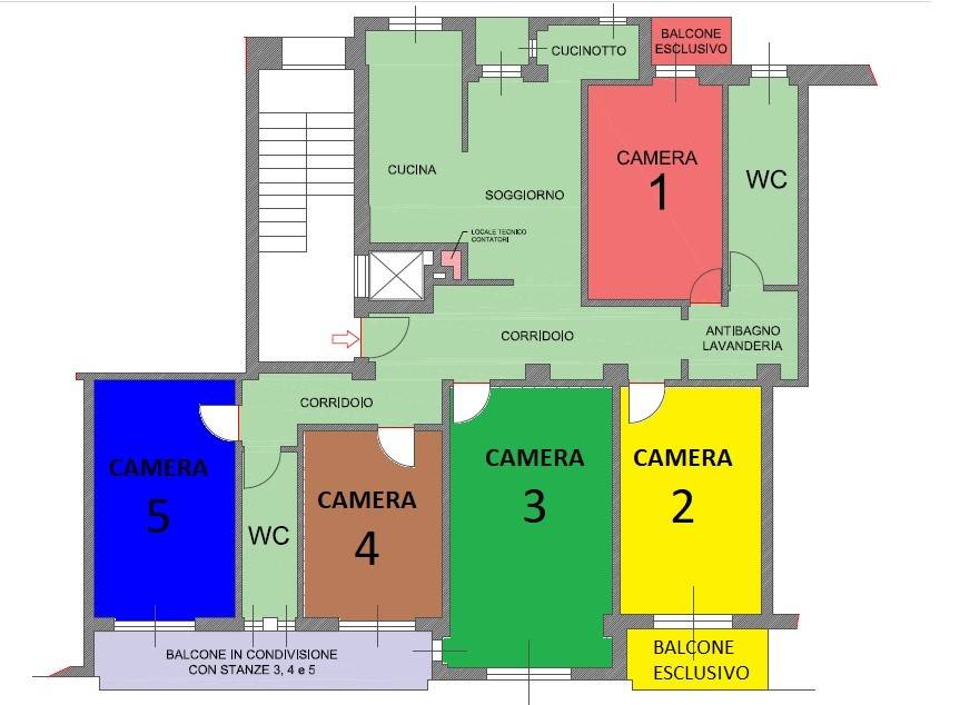 appartamento in affitto a Milano in zona Lambrate