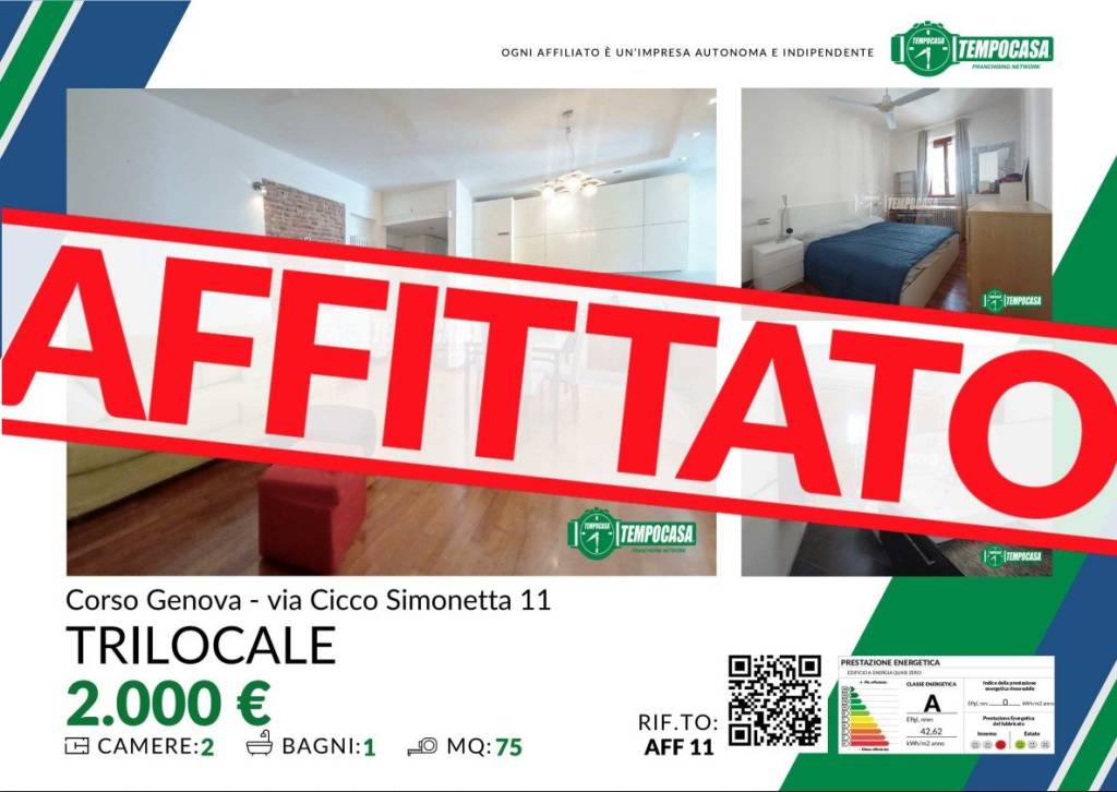 appartamento in affitto a Milano