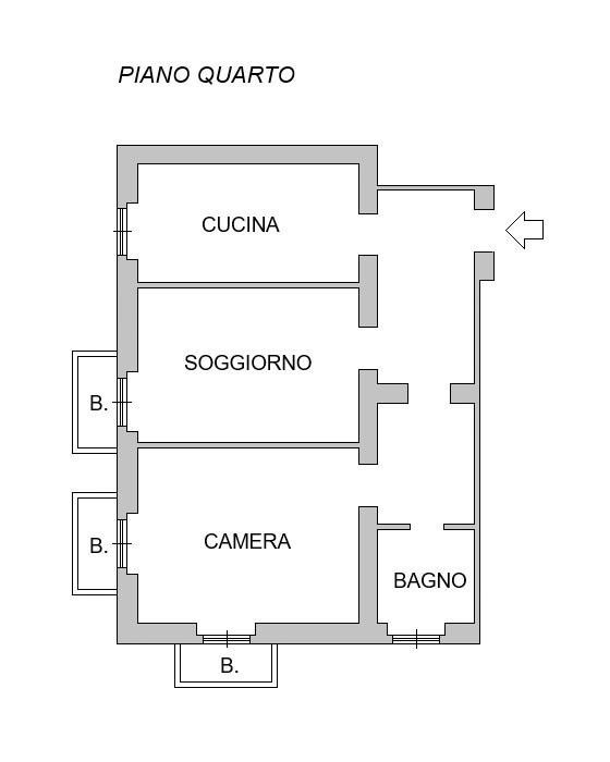 appartamento in affitto a Milano in zona Città Studi