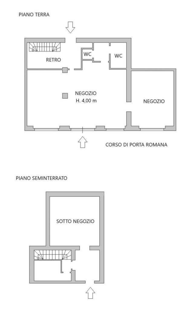 negozio in affitto a Milano in zona Guastalla