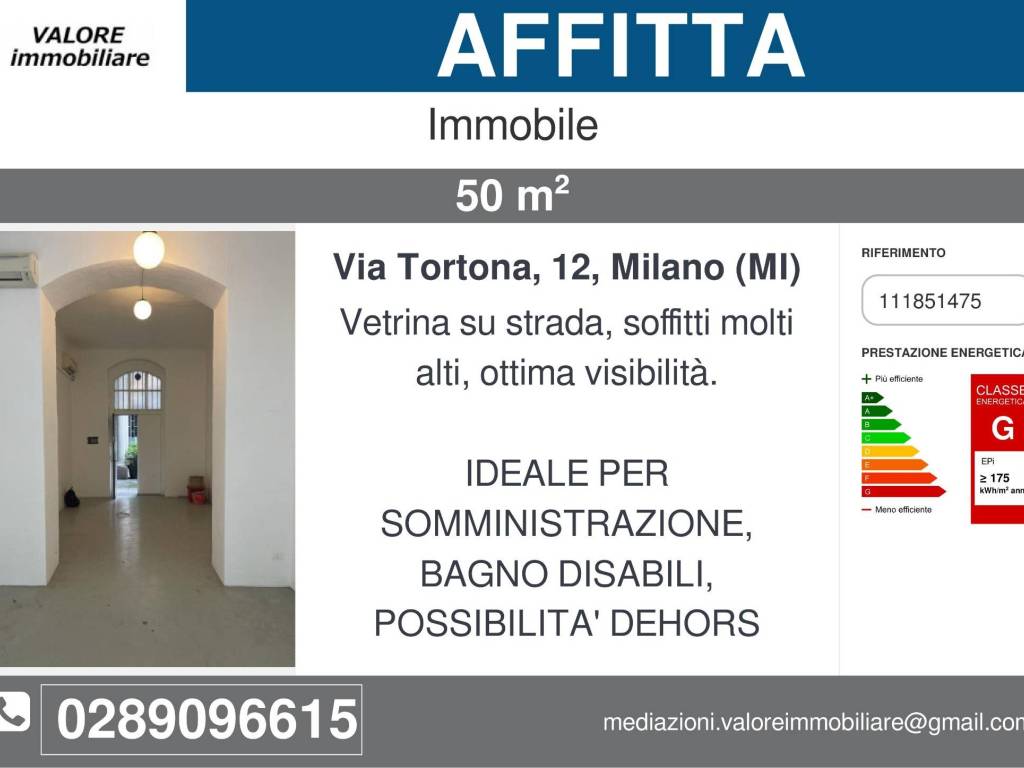negozio in affitto a Milano in zona Solari