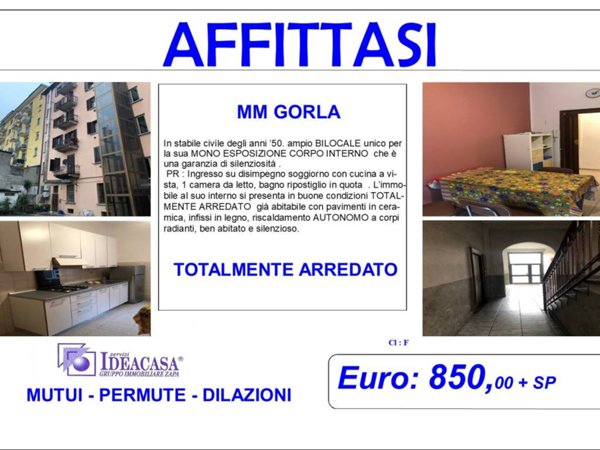 appartamento in affitto a Milano in zona Precotto