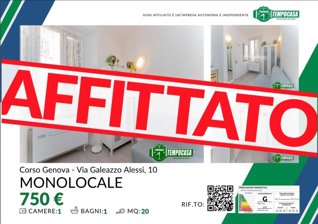 monolocale in affitto a Milano