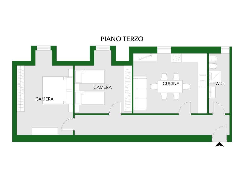 appartamento in affitto a Milano in zona Isola