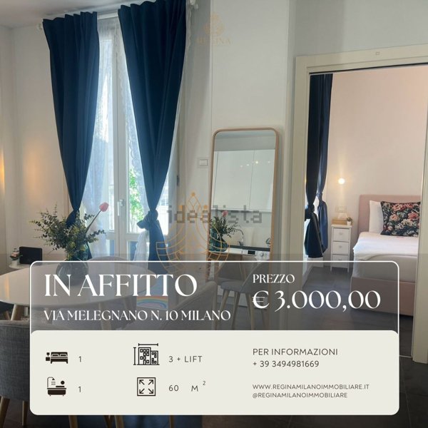 appartamento in affitto a Milano