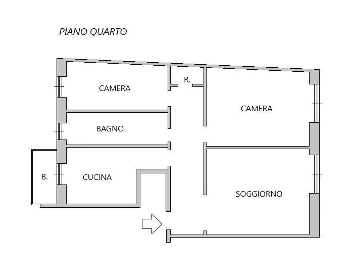 appartamento in affitto a Milano in zona San Vittore
