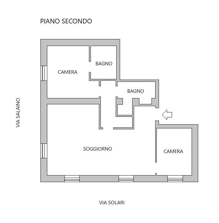 appartamento in affitto a Milano in zona Solari
