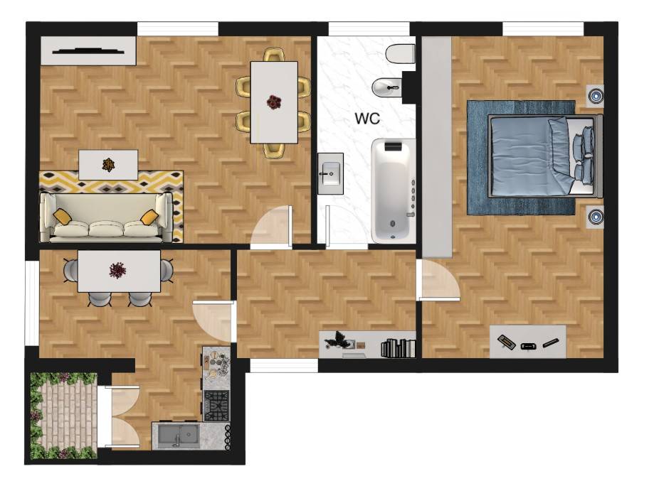 appartamento in affitto a Milano