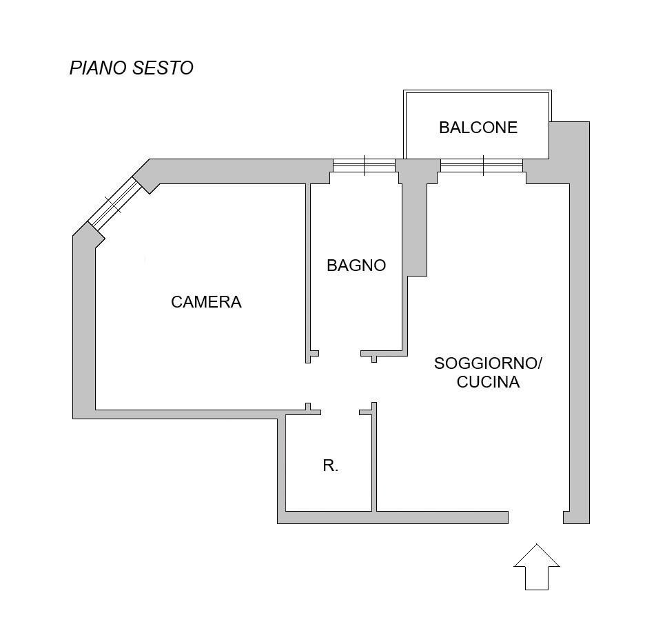 appartamento in affitto a Milano in zona Gallaratese