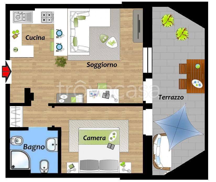 appartamento in affitto a Milano in zona Bocconi