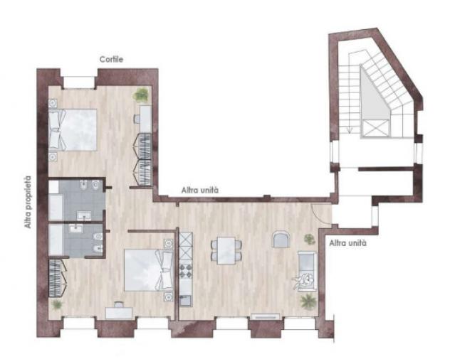 appartamento in affitto a Milano in zona Sempione