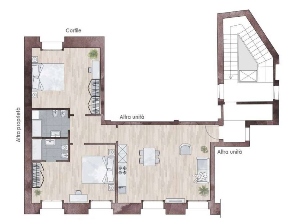 appartamento in affitto a Milano in zona Isola