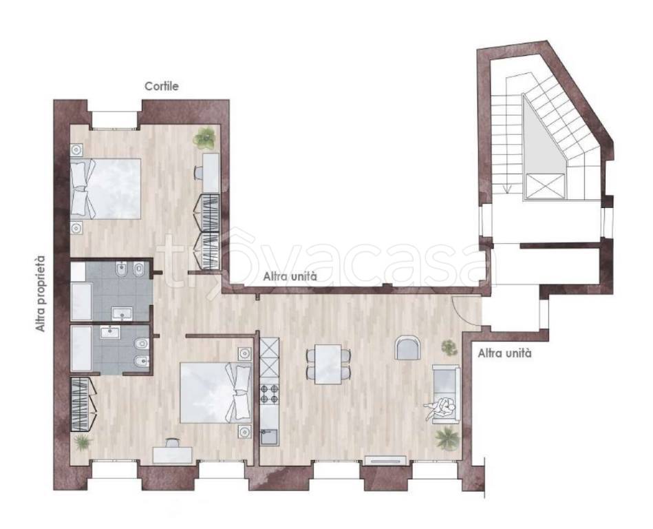 appartamento in affitto a Milano in zona Isola