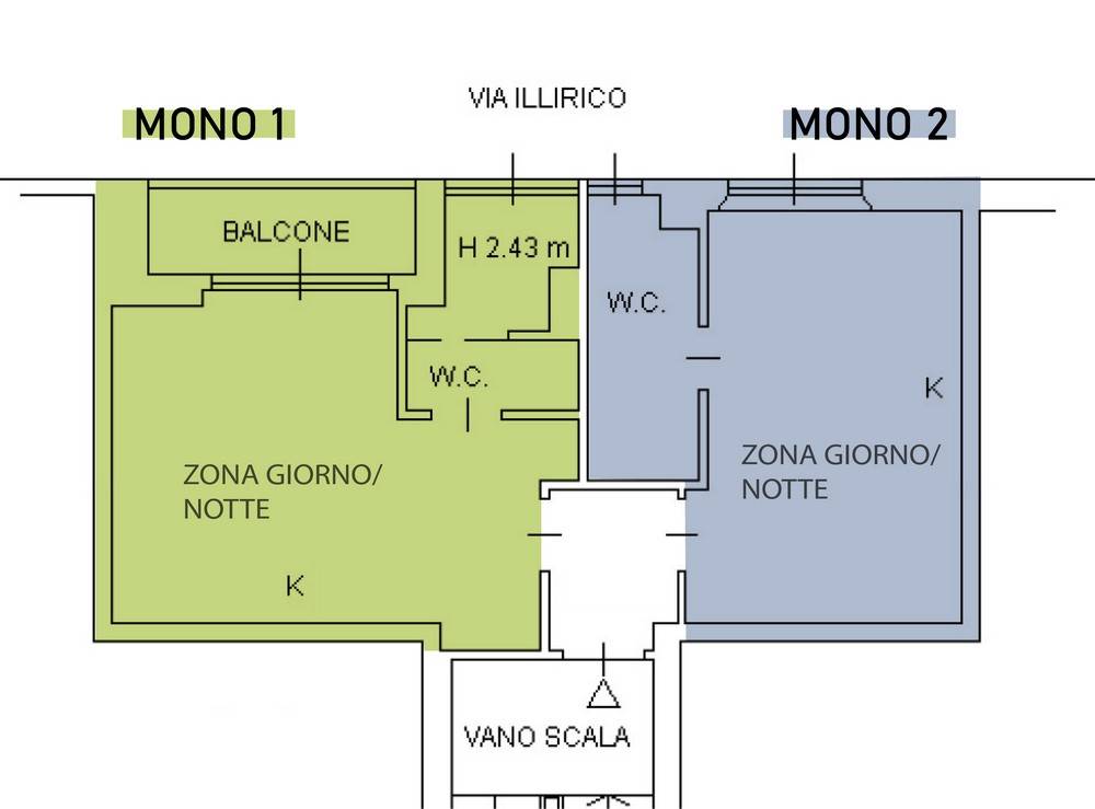 appartamento in affitto a Milano in zona Città Studi