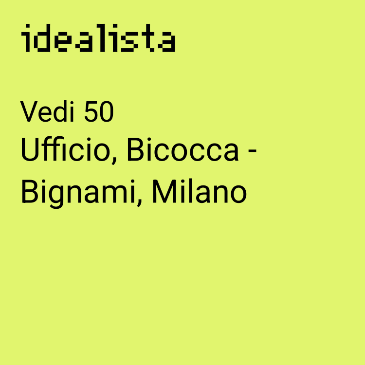 ufficio in affitto a Milano in zona Bicocca