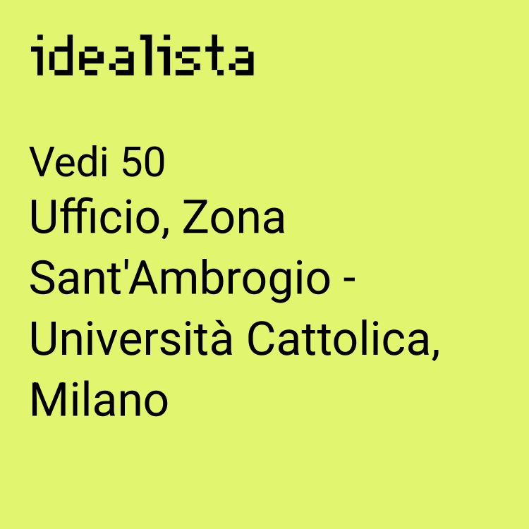 ufficio in affitto a Milano in zona Sant'Ambrogio