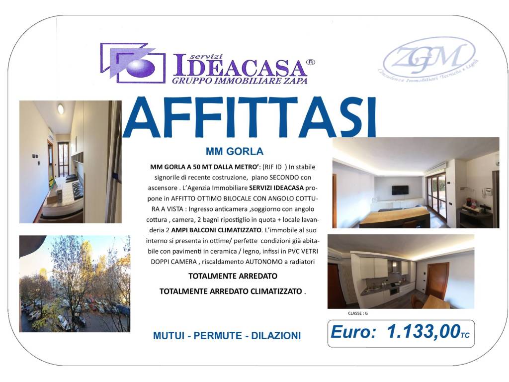 appartamento in affitto a Milano in zona Precotto