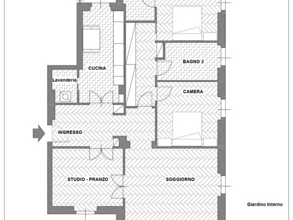 appartamento in affitto a Milano in zona Sempione