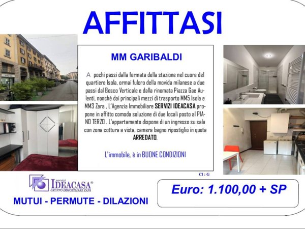 appartamento in affitto a Milano in zona Isola
