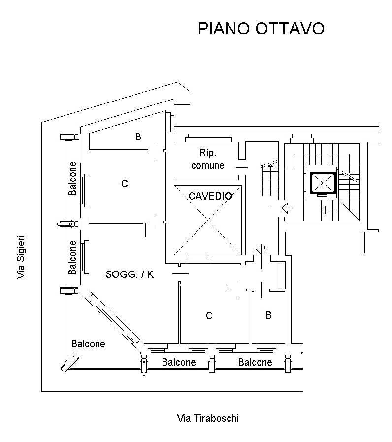 appartamento in affitto a Milano in zona Porta Romana