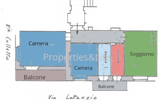 appartamento in affitto a Milano in zona Piazzale Lodi