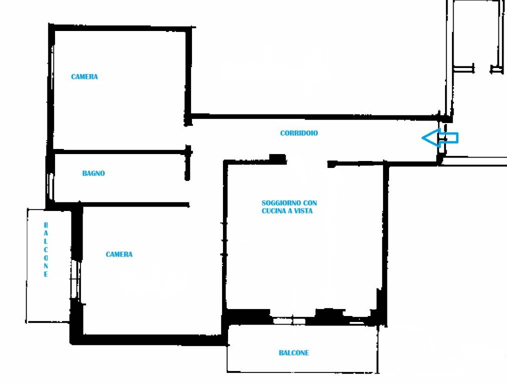 appartamento in affitto a Milano in zona Forlanini