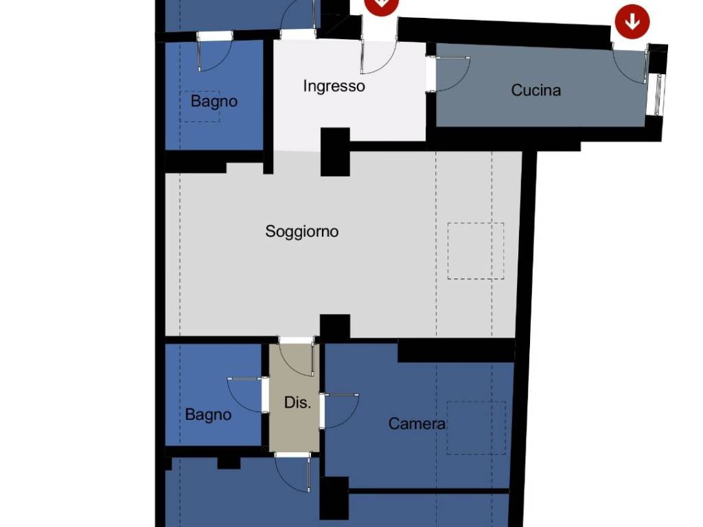 appartamento in affitto a Milano